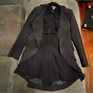 GRACIA Black Renaissance Blazer Dress